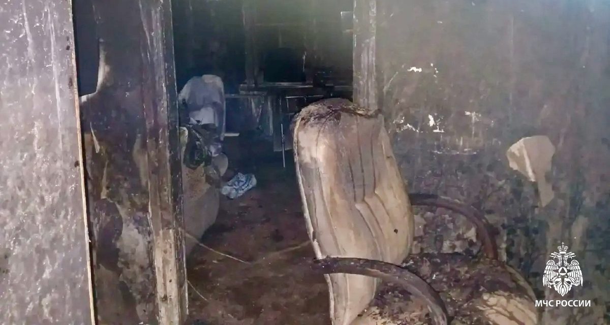 Мужчина и женщина погибли при пожаре в доме на улице Тимирязева в Балашове